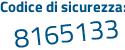 Il Codice di sicurezza è ab8f2eZ il tutto attaccato senza spazi