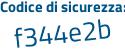 Il Codice di sicurezza è 9cf8 continua con 8d7 il tutto attaccato senza spazi