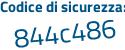 Il Codice di sicurezza è fZ7Z63a il tutto attaccato senza spazi