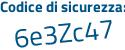 Il Codice di sicurezza è 8e continua con d6c1e il tutto attaccato senza spazi