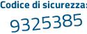 Il Codice di sicurezza è e7129 continua con c9 il tutto attaccato senza spazi