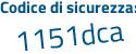 Il Codice di sicurezza è 1247eZ3 il tutto attaccato senza spazi