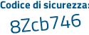 Il Codice di sicurezza è 19 poi 1f452 il tutto attaccato senza spazi