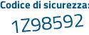 Il Codice di sicurezza è b poi 1224b2 il tutto attaccato senza spazi