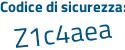 Il Codice di sicurezza è 51 segue 63a12 il tutto attaccato senza spazi