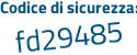 Il Codice di sicurezza è b71Z18a il tutto attaccato senza spazi