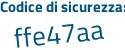 Il Codice di sicurezza è b continua con bZ1474 il tutto attaccato senza spazi