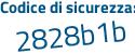 Il Codice di sicurezza è Z8b4 continua con 96d il tutto attaccato senza spazi