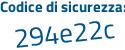 Il Codice di sicurezza è bfdbc43 il tutto attaccato senza spazi