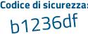 Il Codice di sicurezza è 6Zaf9 poi 88 il tutto attaccato senza spazi