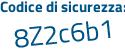 Il Codice di sicurezza è d segue 54Z92b il tutto attaccato senza spazi