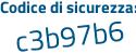 Il Codice di sicurezza è dcZ1ec1 il tutto attaccato senza spazi