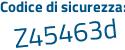 Il Codice di sicurezza è d continua con 1fde81 il tutto attaccato senza spazi