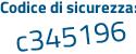 Il Codice di sicurezza è d5 continua con c1aad il tutto attaccato senza spazi