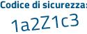 Il Codice di sicurezza è d421Z48 il tutto attaccato senza spazi