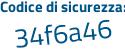 Il Codice di sicurezza è 79d66 continua con cZ il tutto attaccato senza spazi
