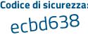 Il Codice di sicurezza è cZ1Z9 segue 3c il tutto attaccato senza spazi