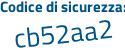 Il Codice di sicurezza è f7d5e segue 19 il tutto attaccato senza spazi