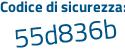 Il Codice di sicurezza è 5 continua con eaf18f il tutto attaccato senza spazi