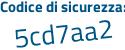 Il Codice di sicurezza è fd5Z972 il tutto attaccato senza spazi