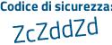 Il Codice di sicurezza è 9241d segue c5 il tutto attaccato senza spazi