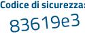 Il Codice di sicurezza è 27Z173b il tutto attaccato senza spazi