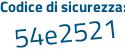 Il Codice di sicurezza è 7 segue 7667fd il tutto attaccato senza spazi