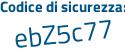 Il Codice di sicurezza è b1996 poi c1 il tutto attaccato senza spazi