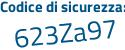 Il Codice di sicurezza è bb poi 29c25 il tutto attaccato senza spazi
