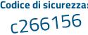 Il Codice di sicurezza è 833Z segue 6e6 il tutto attaccato senza spazi