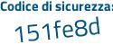 Il Codice di sicurezza è c continua con 442a35 il tutto attaccato senza spazi