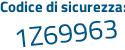 Il Codice di sicurezza è 6f segue 2ddbd il tutto attaccato senza spazi