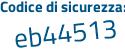 Il Codice di sicurezza è 2 poi 2b18b3 il tutto attaccato senza spazi