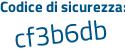 Il Codice di sicurezza è a89 segue 5778 il tutto attaccato senza spazi