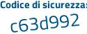 Il Codice di sicurezza è 58b2c segue a5 il tutto attaccato senza spazi