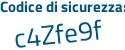 Il Codice di sicurezza è becd8 continua con 2c il tutto attaccato senza spazi