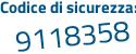 Il Codice di sicurezza è 7a78 poi Z41 il tutto attaccato senza spazi
