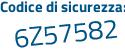 Il Codice di sicurezza è 319f segue f43 il tutto attaccato senza spazi