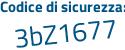 Il Codice di sicurezza è 23561 poi c1 il tutto attaccato senza spazi