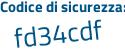 Il Codice di sicurezza è dd poi 648Zd il tutto attaccato senza spazi