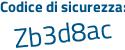 Il Codice di sicurezza è 4f8b474 il tutto attaccato senza spazi