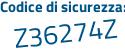 Il Codice di sicurezza è 449 segue 9988 il tutto attaccato senza spazi