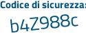 Il Codice di sicurezza è 622f1Z3 il tutto attaccato senza spazi