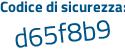 Il Codice di sicurezza è bZ3fZ poi 68 il tutto attaccato senza spazi