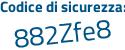 Il Codice di sicurezza è 1384b continua con 22 il tutto attaccato senza spazi