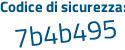 Il Codice di sicurezza è 1 continua con ba24cd il tutto attaccato senza spazi