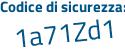 Il Codice di sicurezza è a segue dZ6f53 il tutto attaccato senza spazi