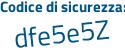 Il Codice di sicurezza è ebcfc continua con ab il tutto attaccato senza spazi