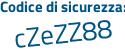 Il Codice di sicurezza è ce757 segue c2 il tutto attaccato senza spazi