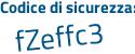 Il Codice di sicurezza è a segue a71773 il tutto attaccato senza spazi